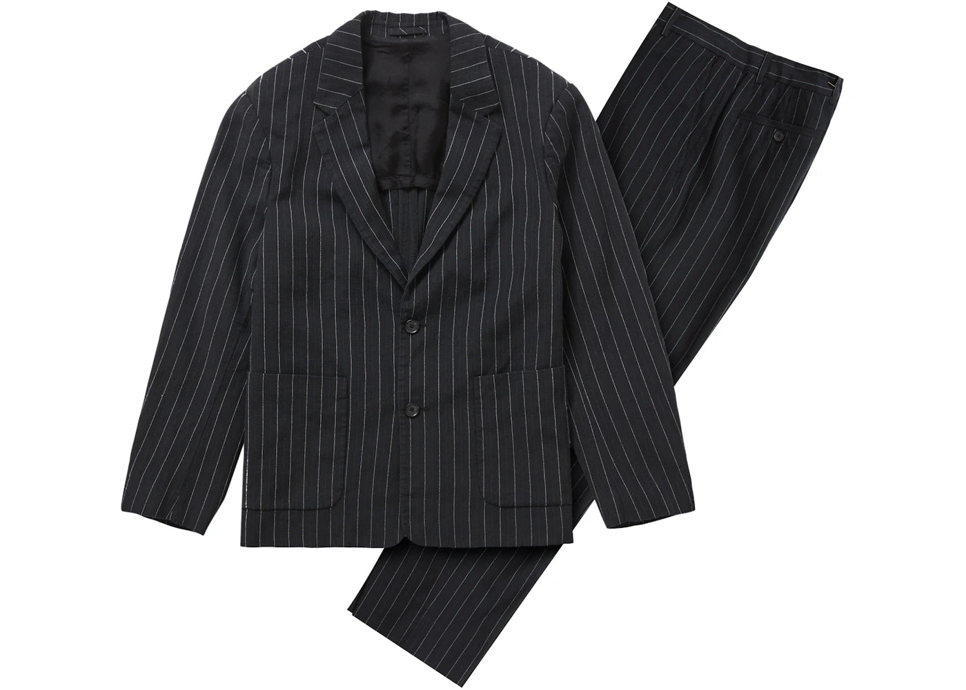 Supreme Lightweight Pinstripe Suit Black Pinstripe