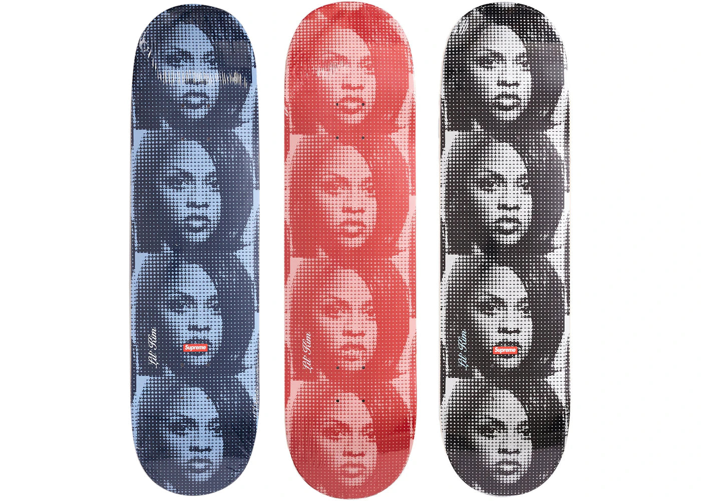 Supreme Lil Kim Skateboard Deck Set Multicolor