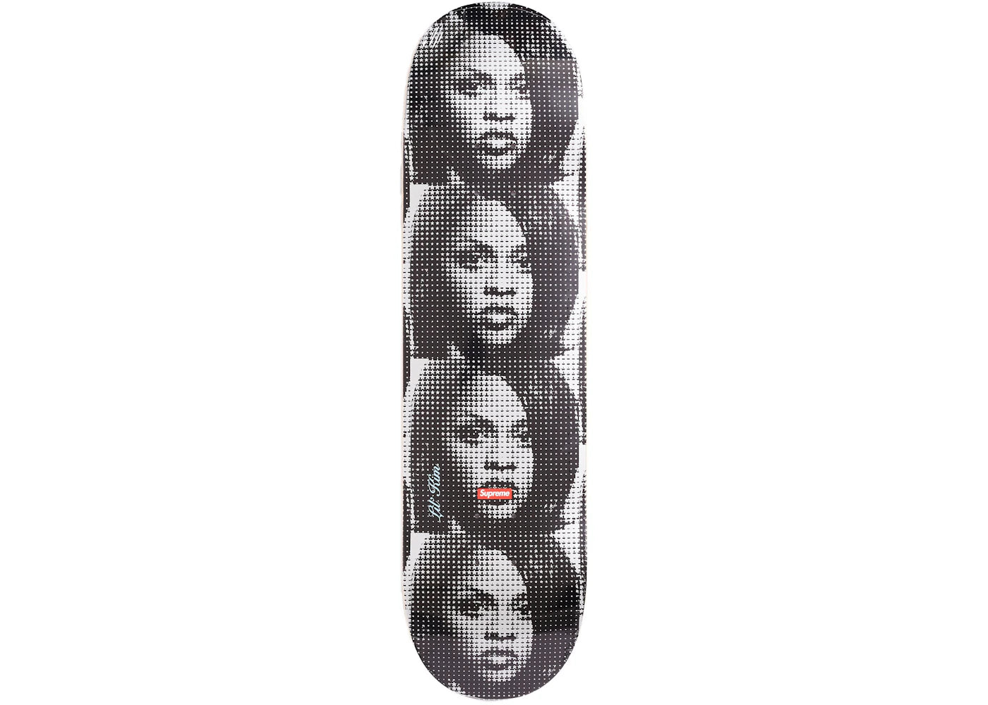 Supreme Lil Kim Skateboard Deck Silver