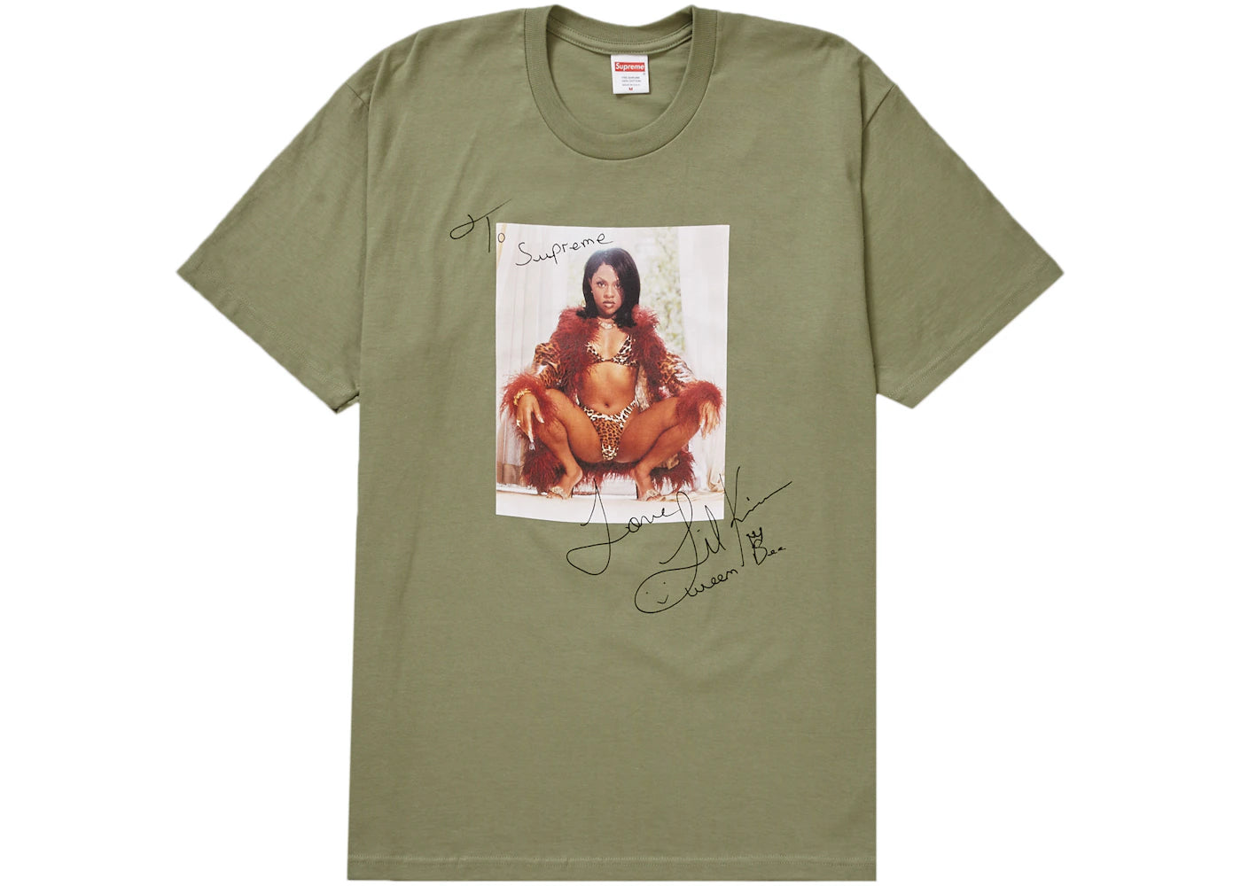 Supreme Lil Kim Tee Light Olive