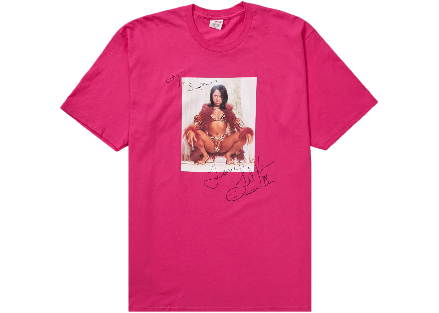 Supreme Lil Kim Tee Pink