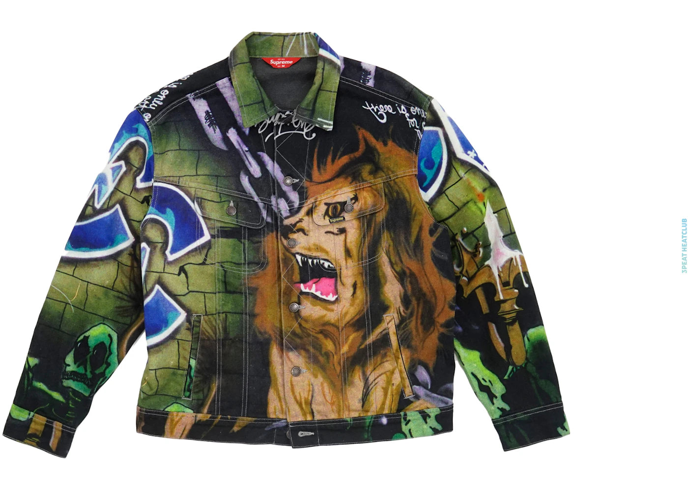 Supreme Lion's Den Denim Trucker Jacket Multi