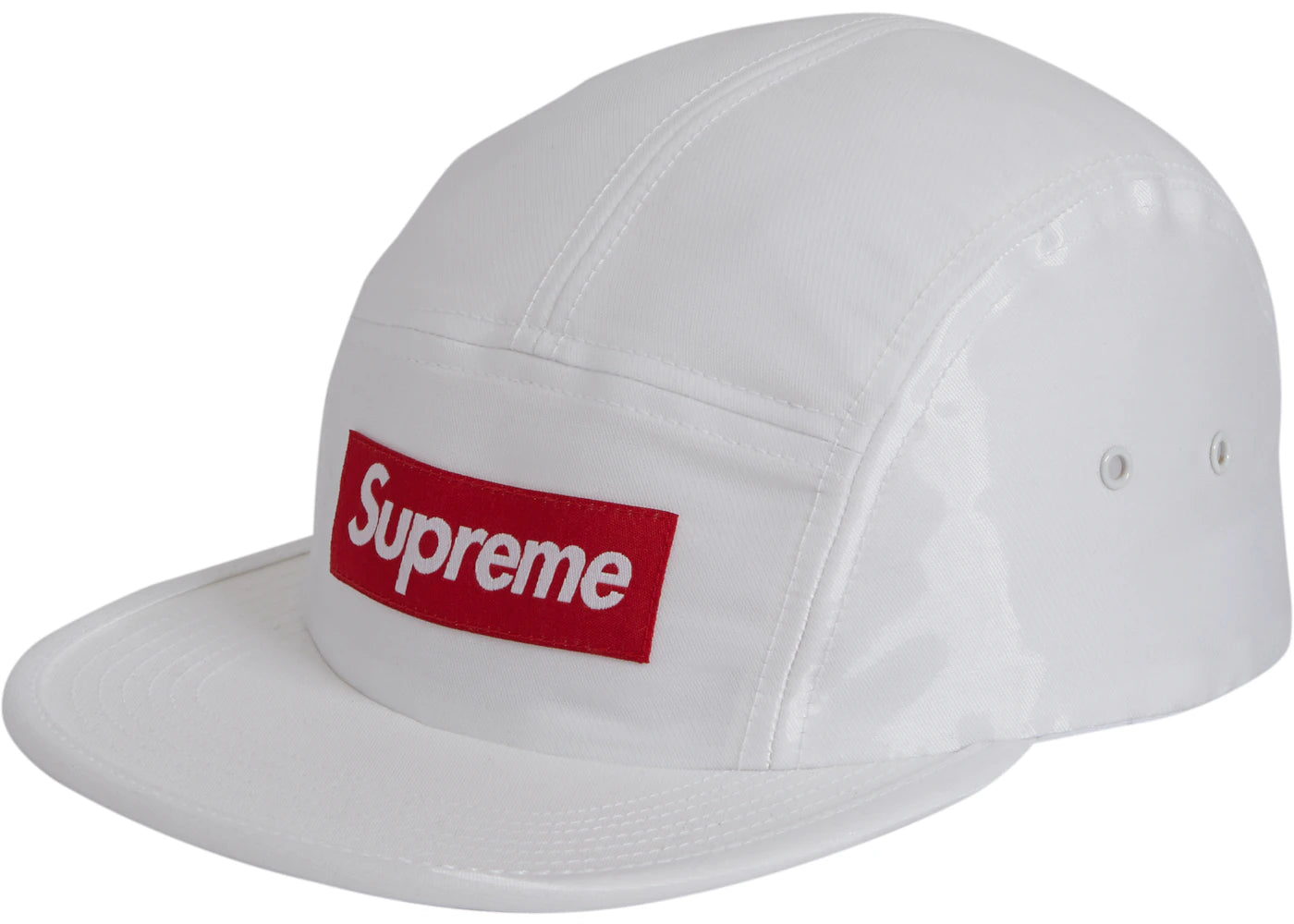 Supreme Liquid Silk Camp Cap White