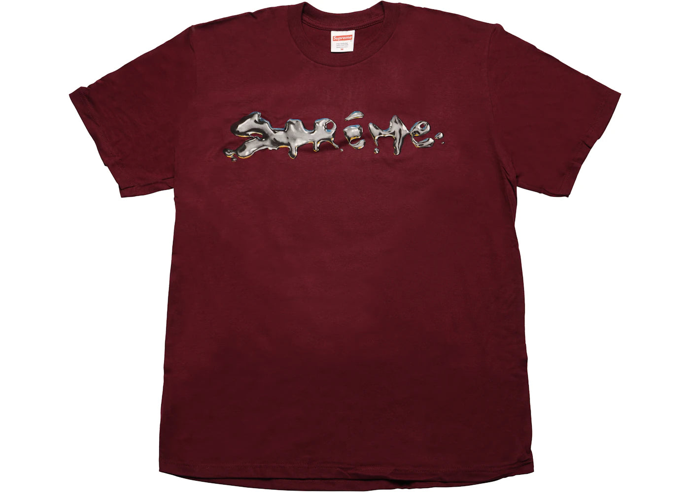 Supreme Liquid Tee Burgundy
