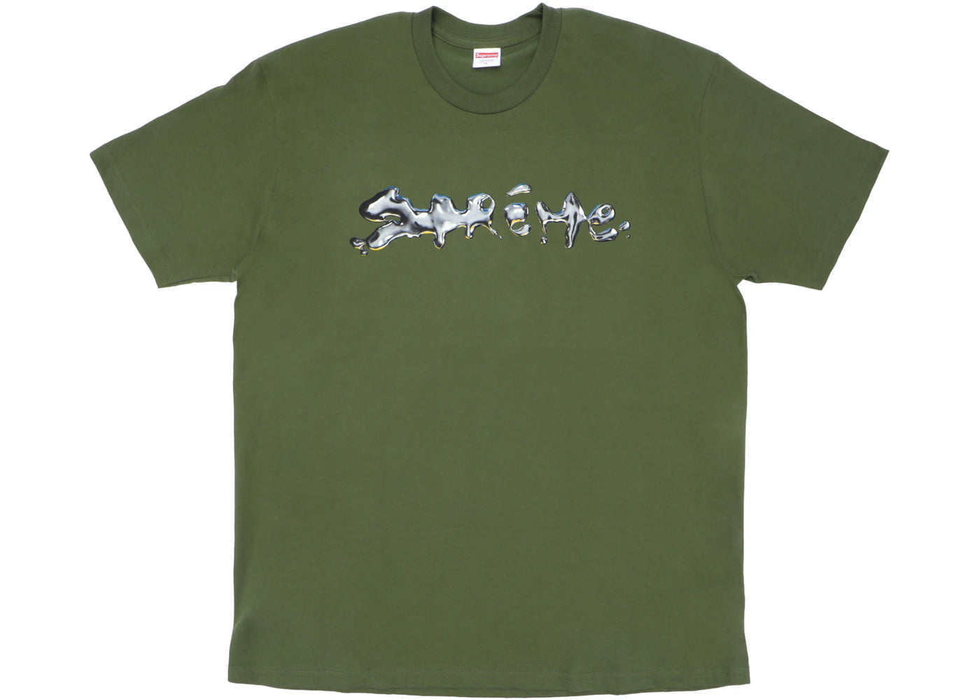 Supreme Liquid Tee Olive