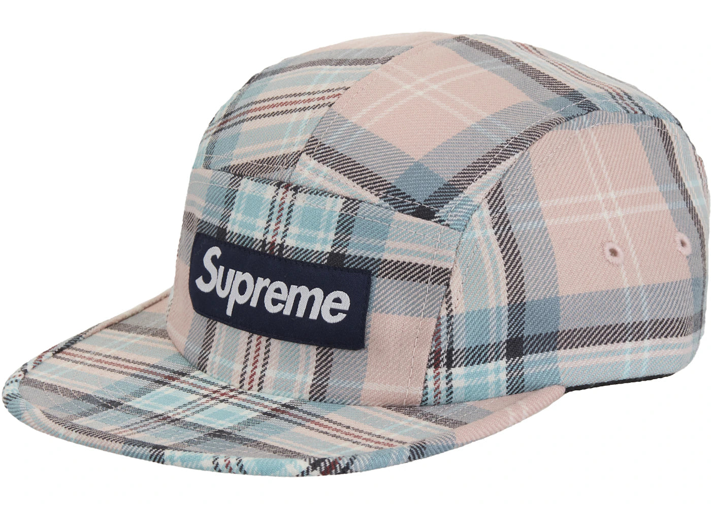 Supreme Lochcarron Camp Cap Rose Plaid