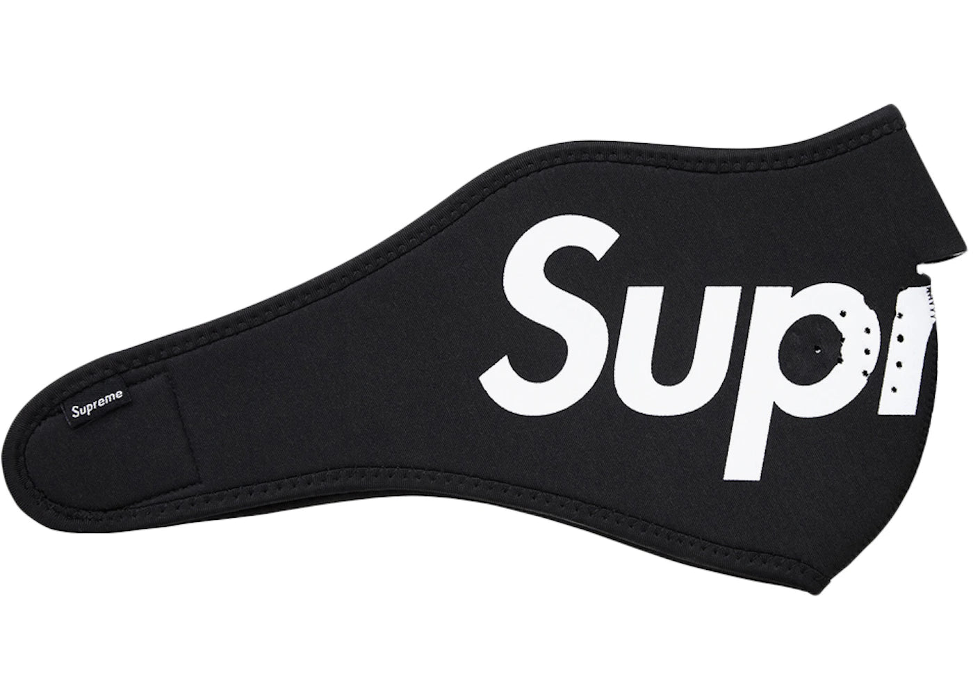 Supreme Logo Facemask Black