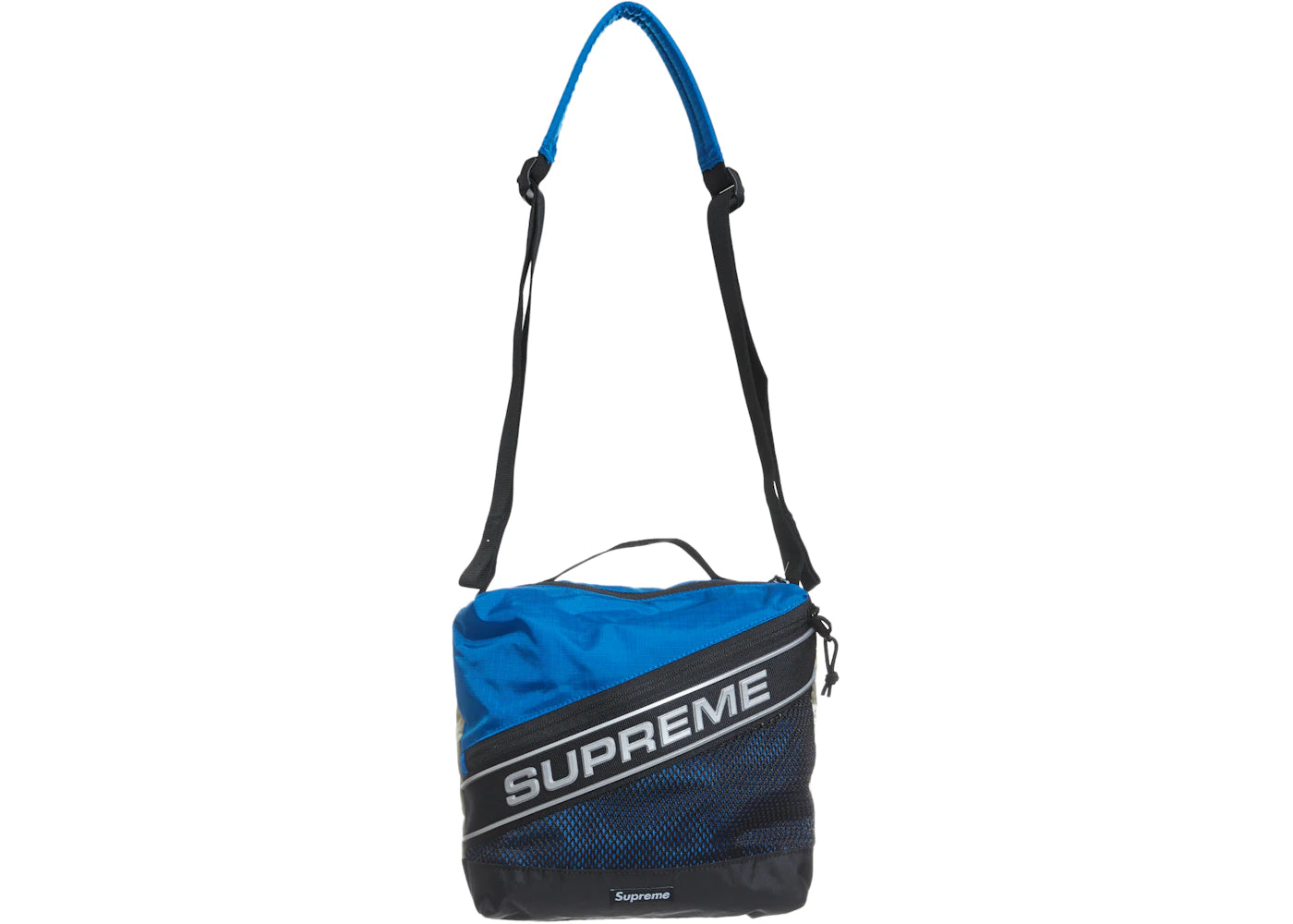 Supreme Logo Shoulder Bag Blue