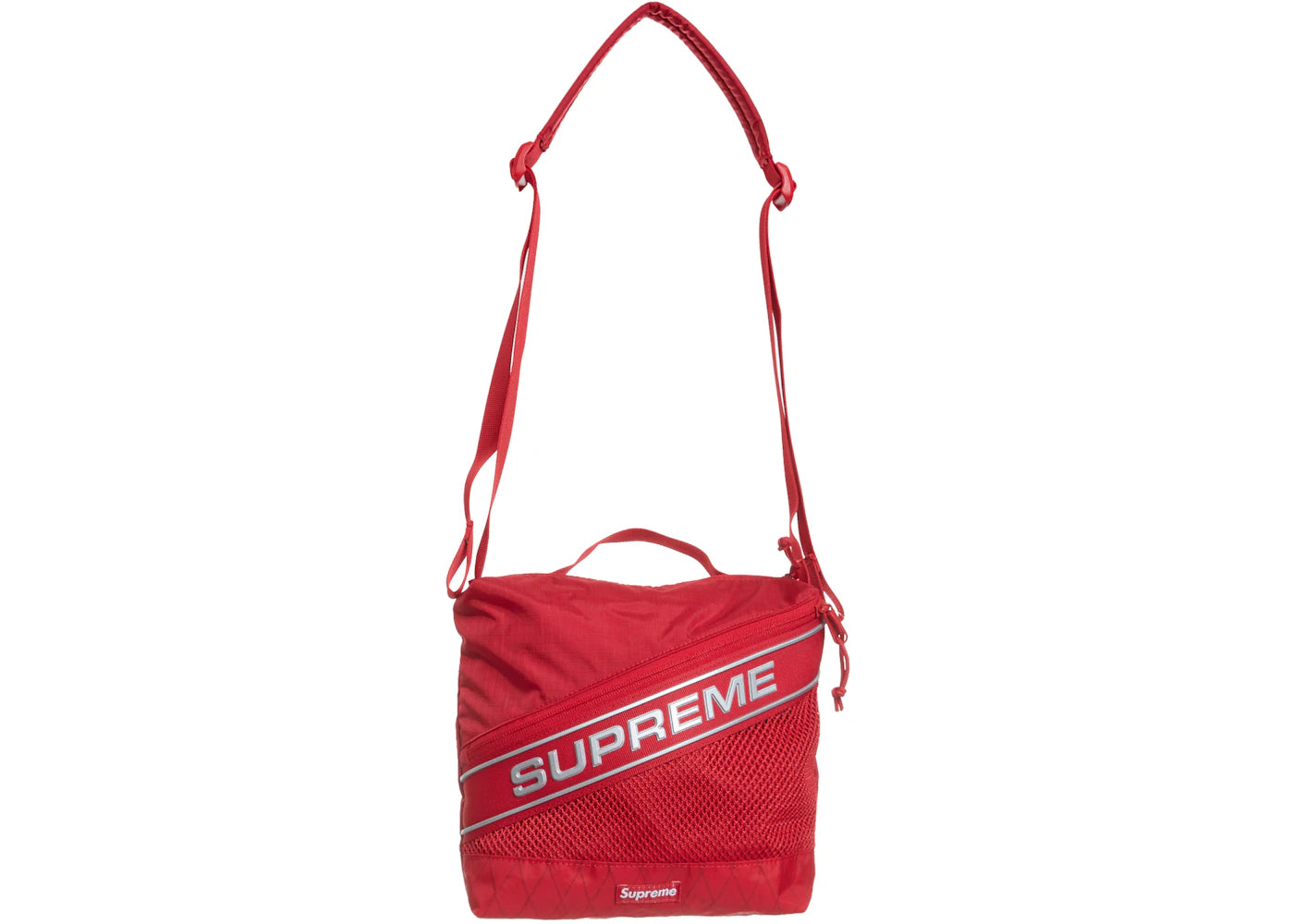 Supreme Logo Shoulder Bag Red