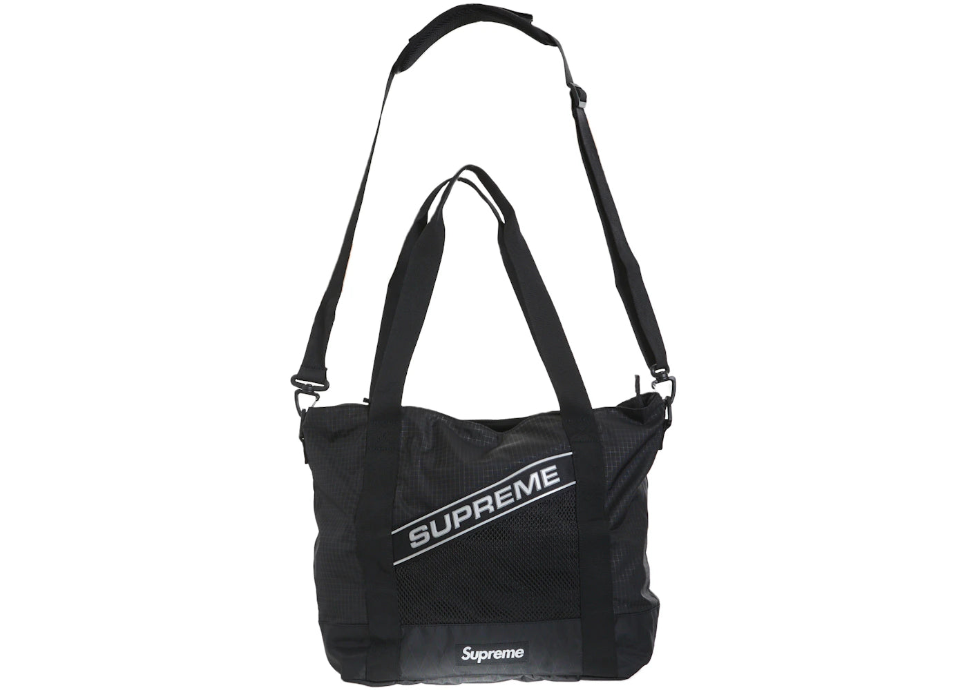 Supreme Logo Tote Bag Black