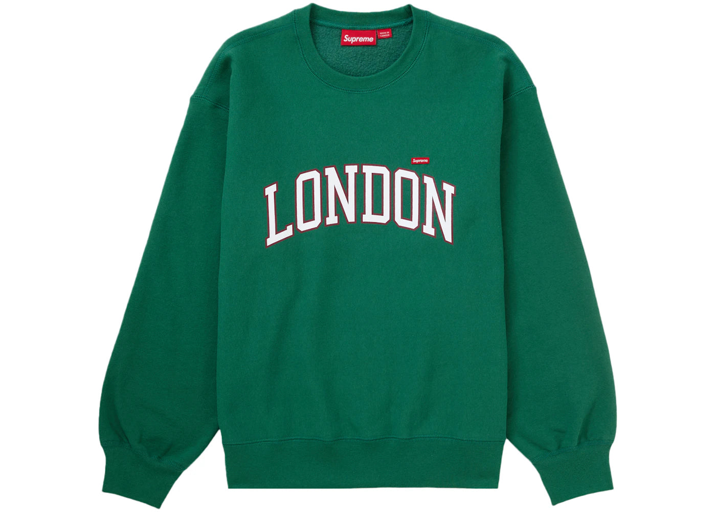 Supreme London Shop Small Box Crewneck Green