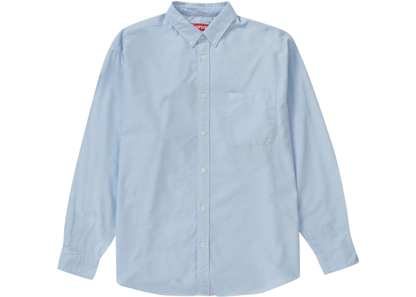 Supreme Loose Fit Oxford Shirt Light Blue