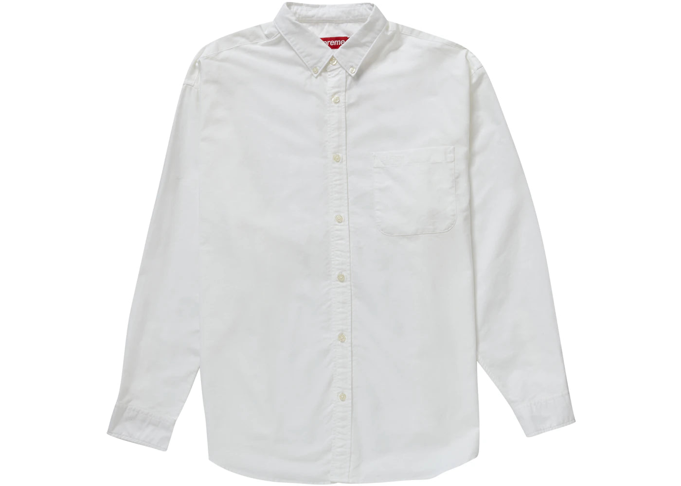 Supreme Loose Fit Oxford Shirt White