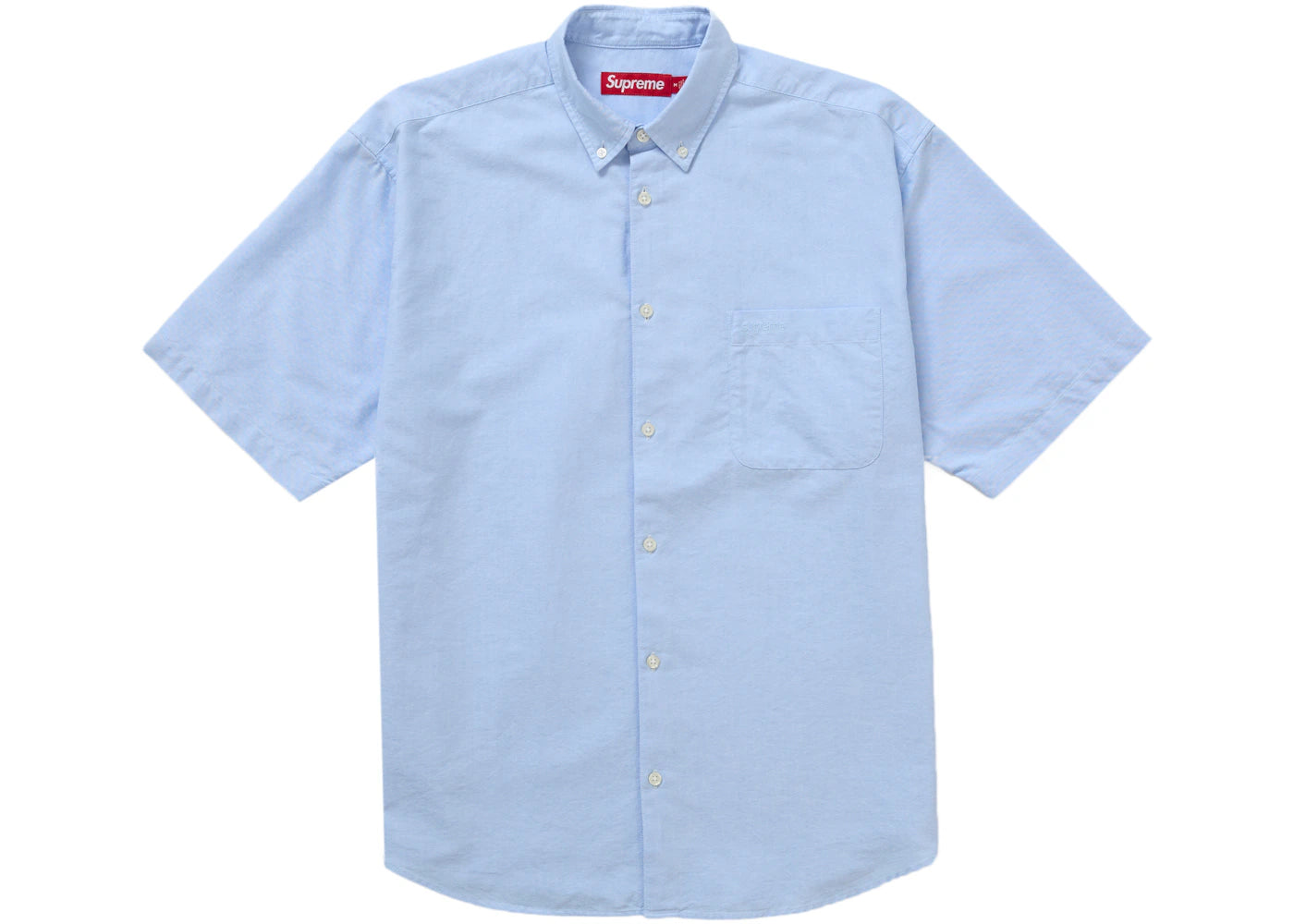 Supreme Loose Fit S/S Oxford Shirt (SS24) Light Blue