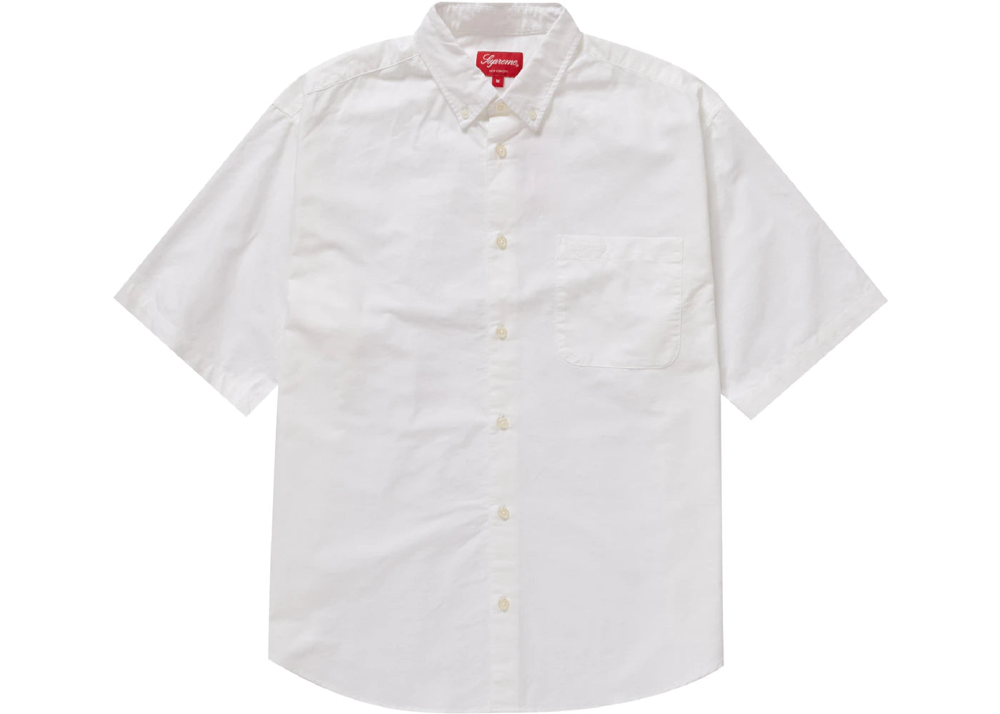 Supreme Loose Fit S/S Oxford Shirt White
