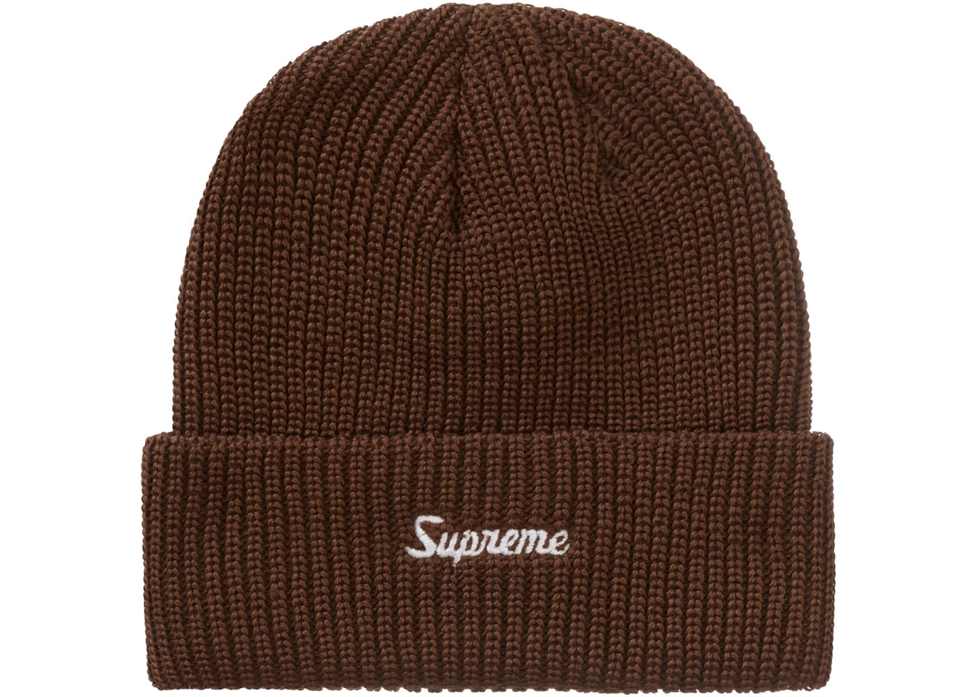 Supreme Loose Gauge Beanie Brown