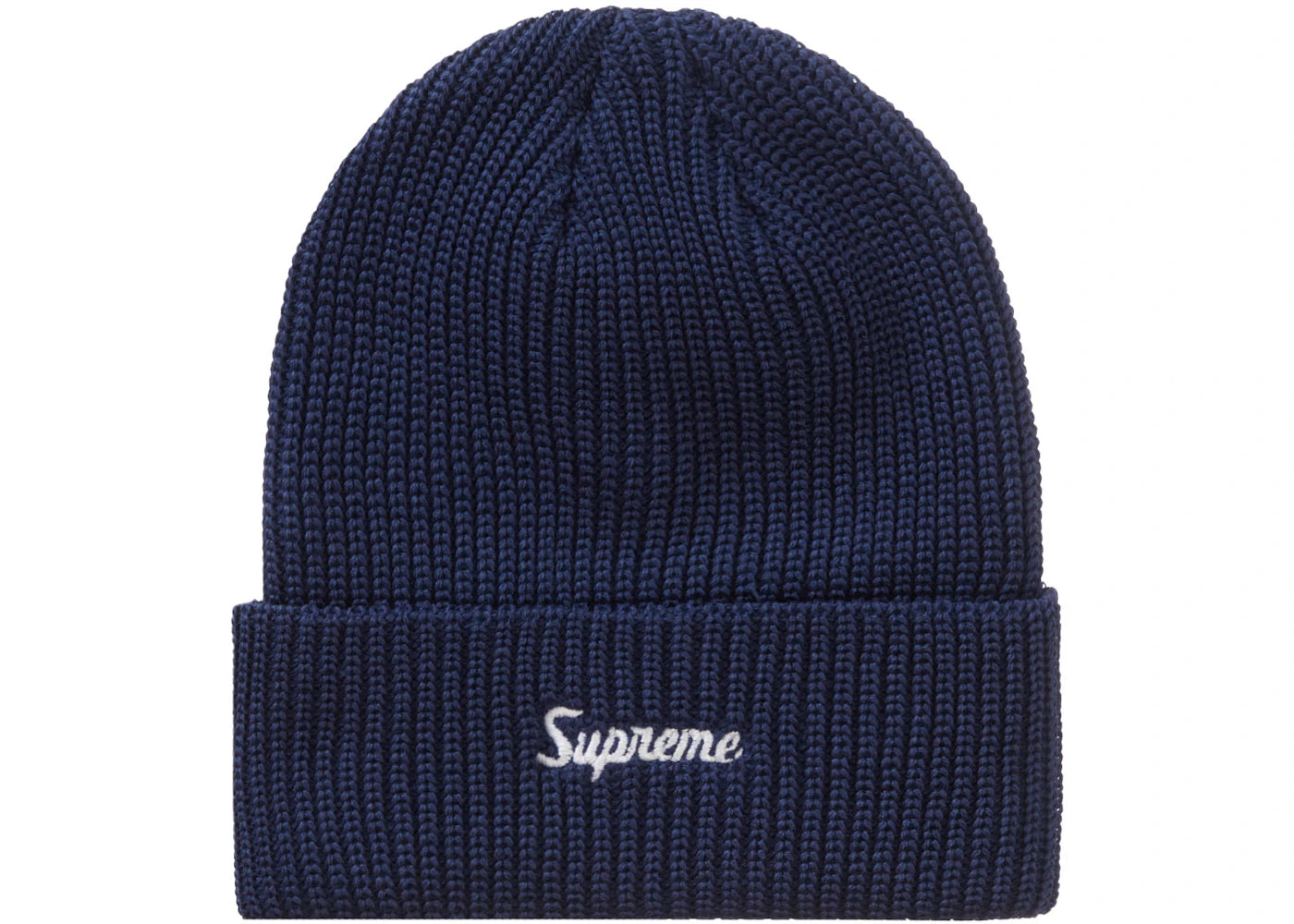 Supreme Loose Gauge Beanie Dark Blue