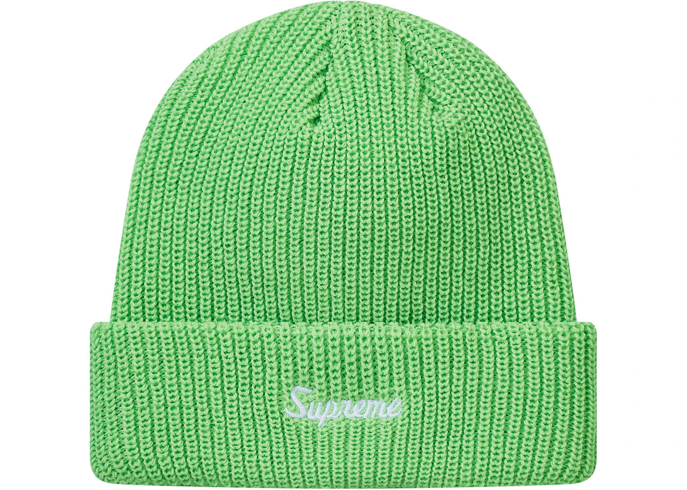 Supreme Loose Gauge Beanie (FW18) Light Green