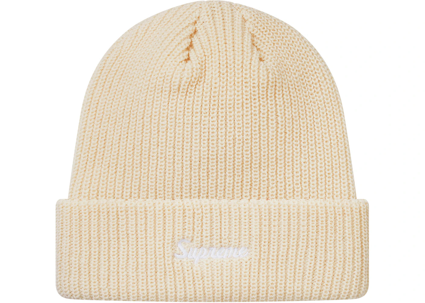 Supreme Loose Gauge Beanie (FW18) Natural