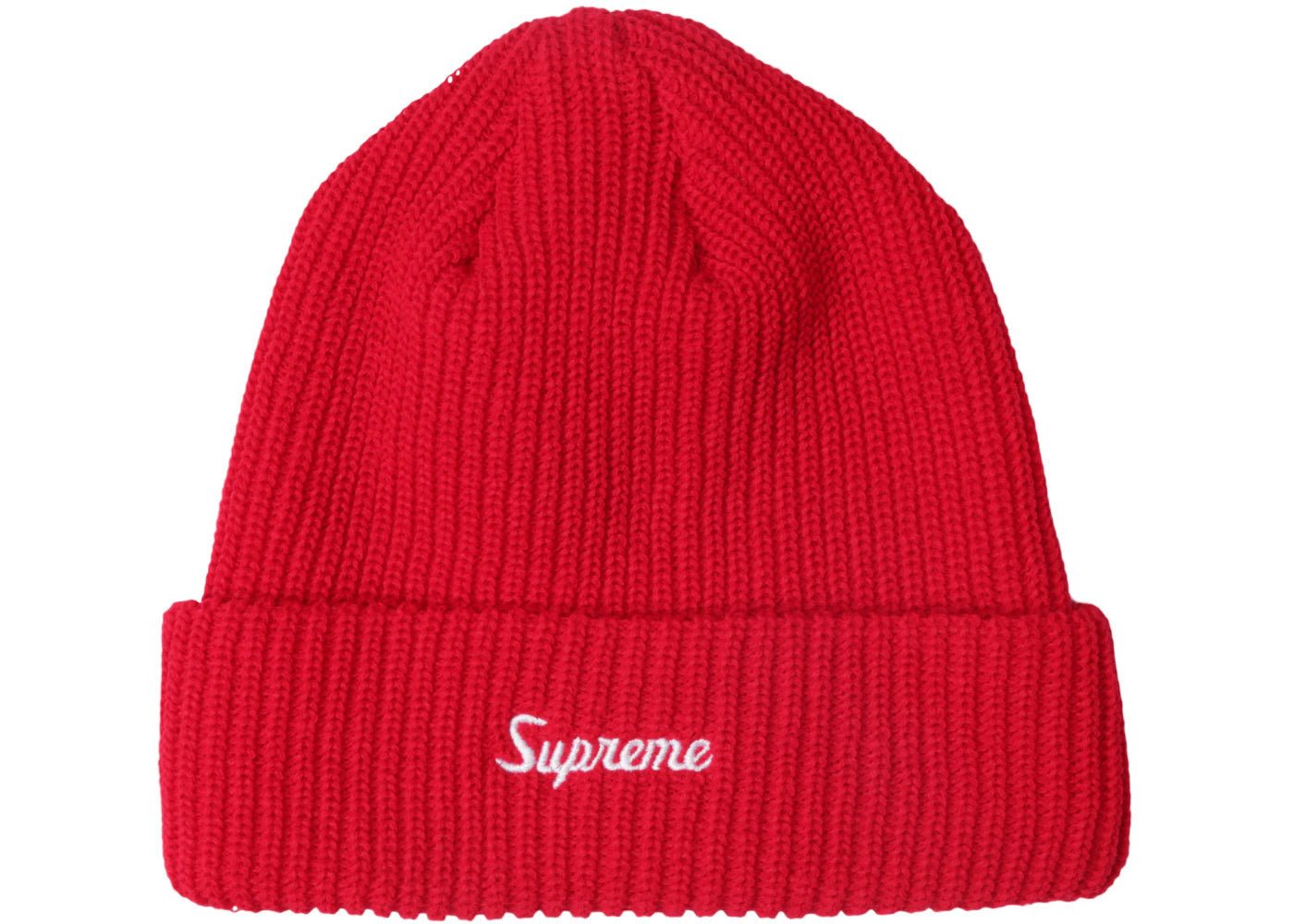 Supreme Loose Gauge Beanie (FW18) Red