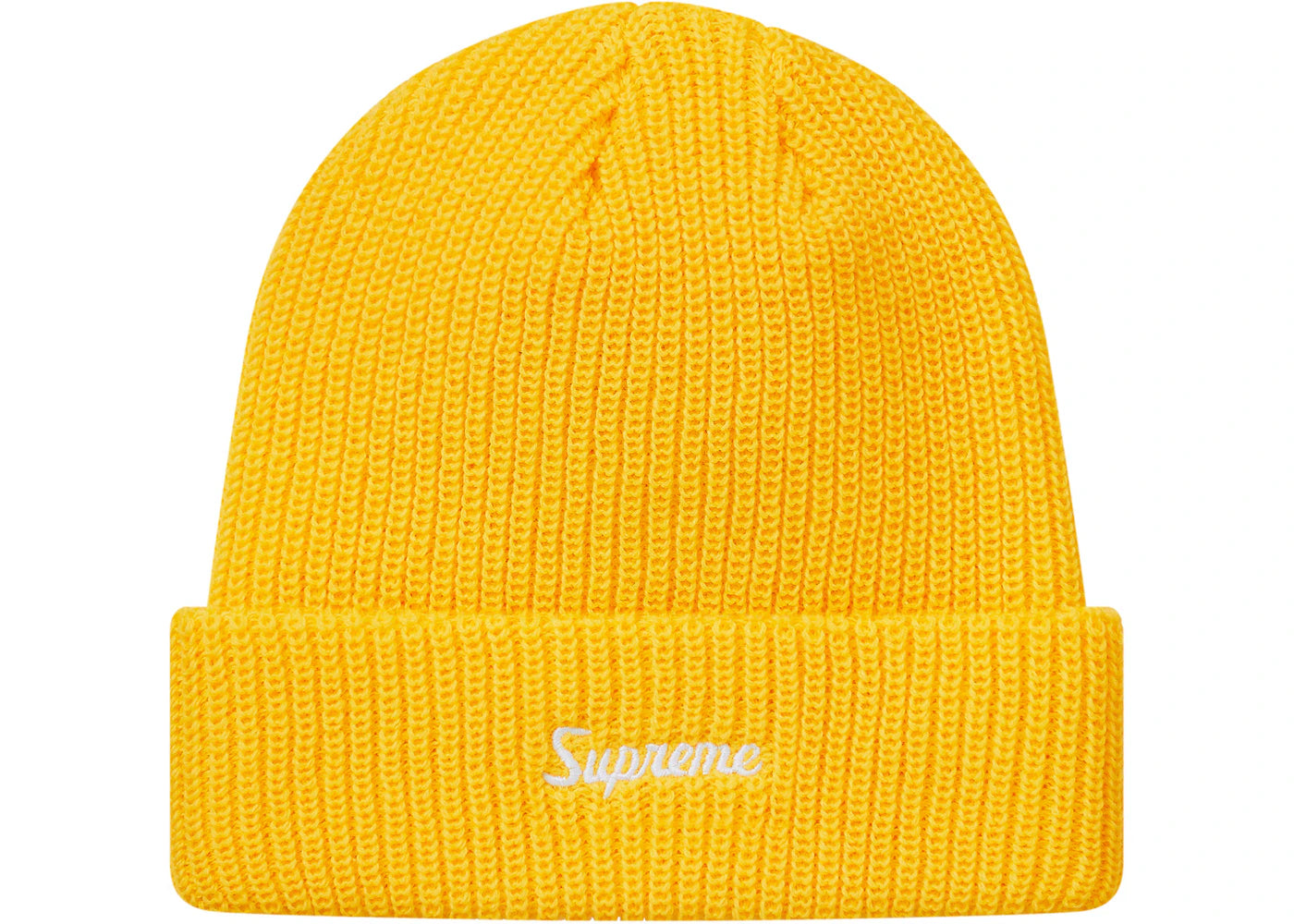 Supreme Loose Gauge Beanie (FW18) Yellow