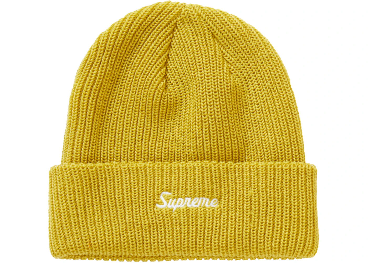 Supreme Loose Gauge Beanie (FW20) Sulfur