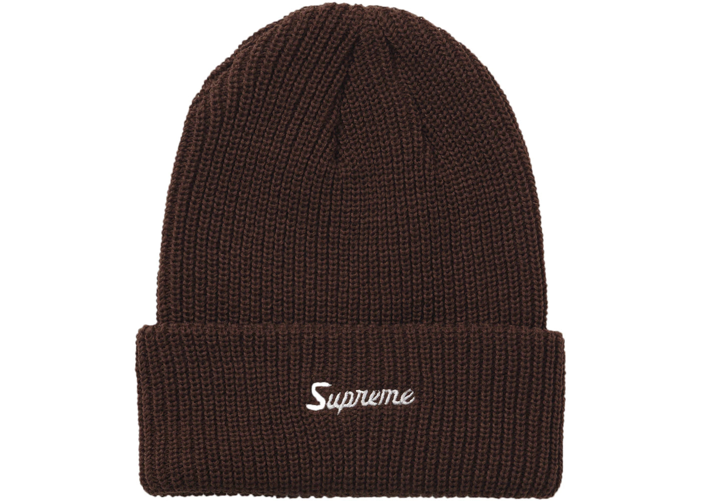 Supreme Loose Gauge Beanie (FW21) Brown