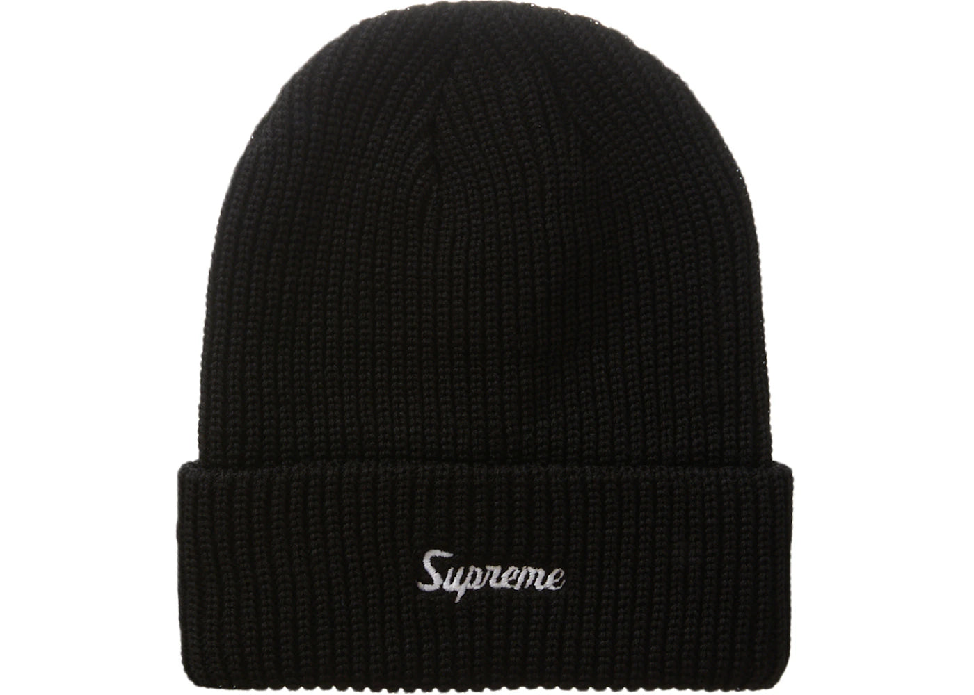 Supreme Loose Gauge Beanie Black