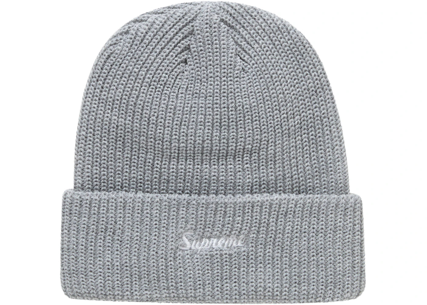 Supreme Loose Gauge Beanie (FW24) Heather Grey