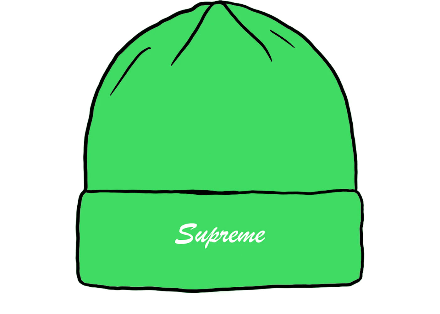 Supreme Loose Gauge Beanie (SS21) Green