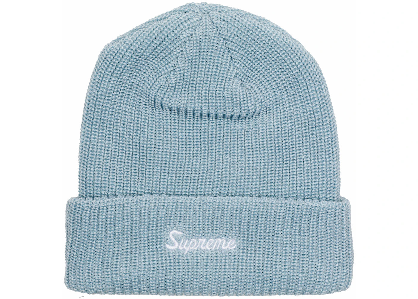 Supreme Loose Gauge Beanie (SS21) Light Blue