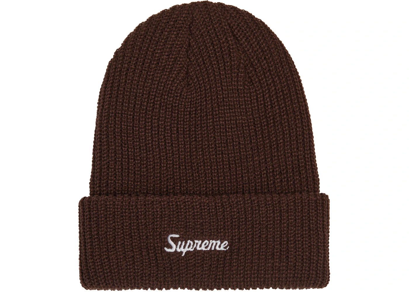 Supreme Loose Gauge Beanie (SS22) Brown