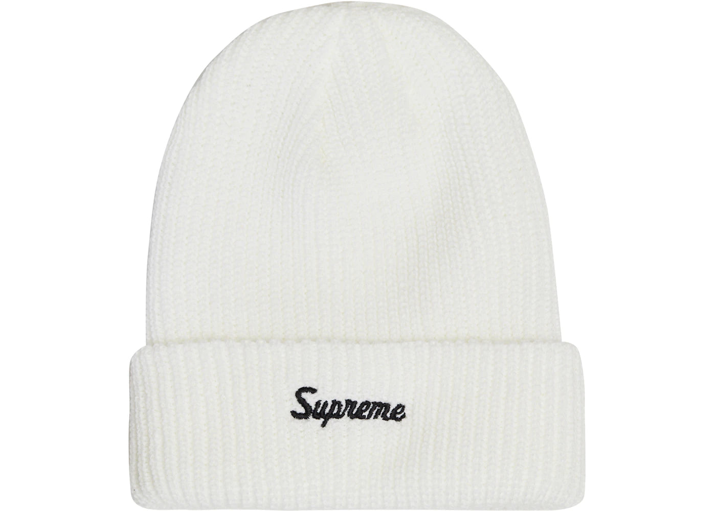 Supreme Loose Gauge Beanie White