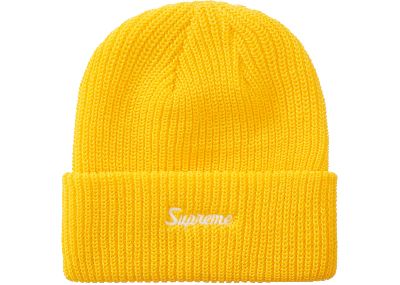 Supreme Loose Gauge Beanie Yellow