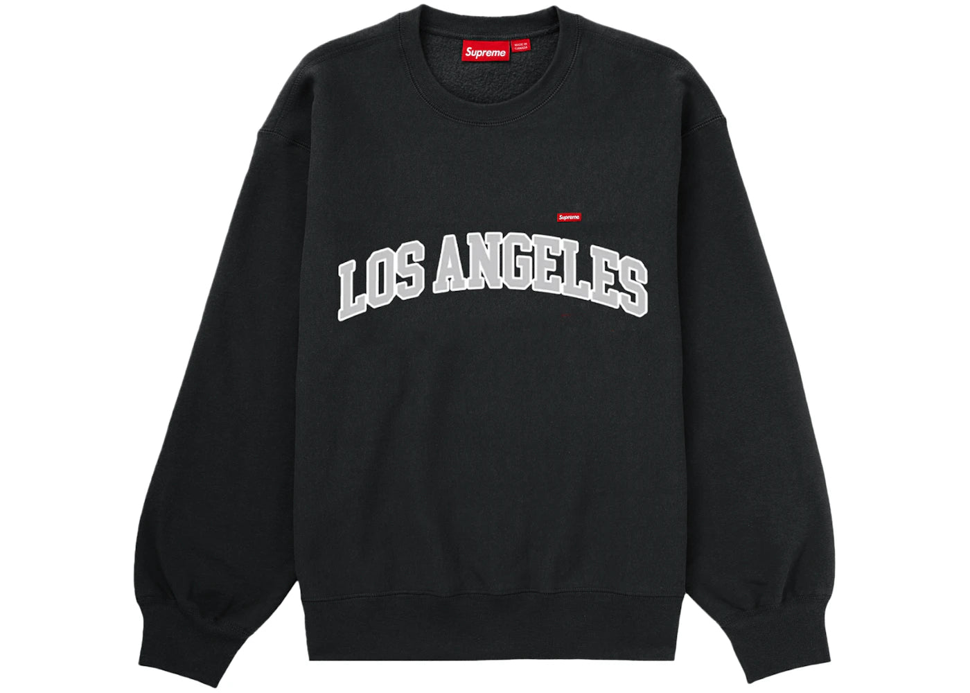 Supreme Los Angeles Shop Small Box Crewneck Black