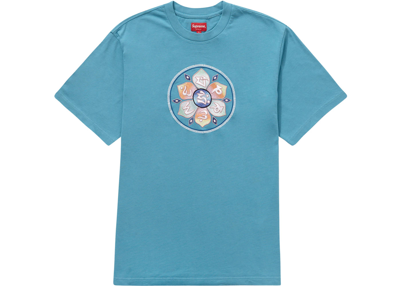 Supreme Lotus S/S Top Light Aqua