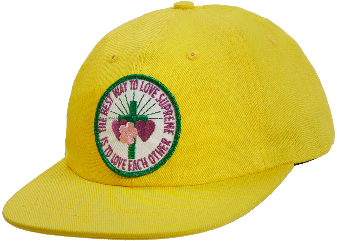 Supreme Love Each Other 6-Panel Yellow