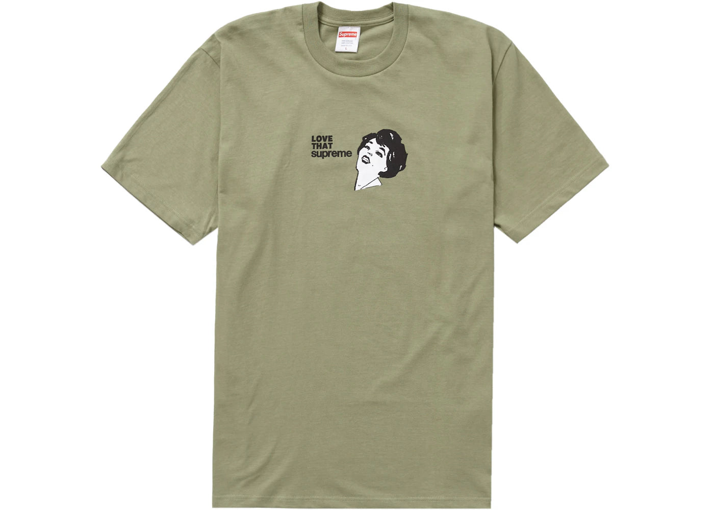 Supreme Love That Tee Light Olive