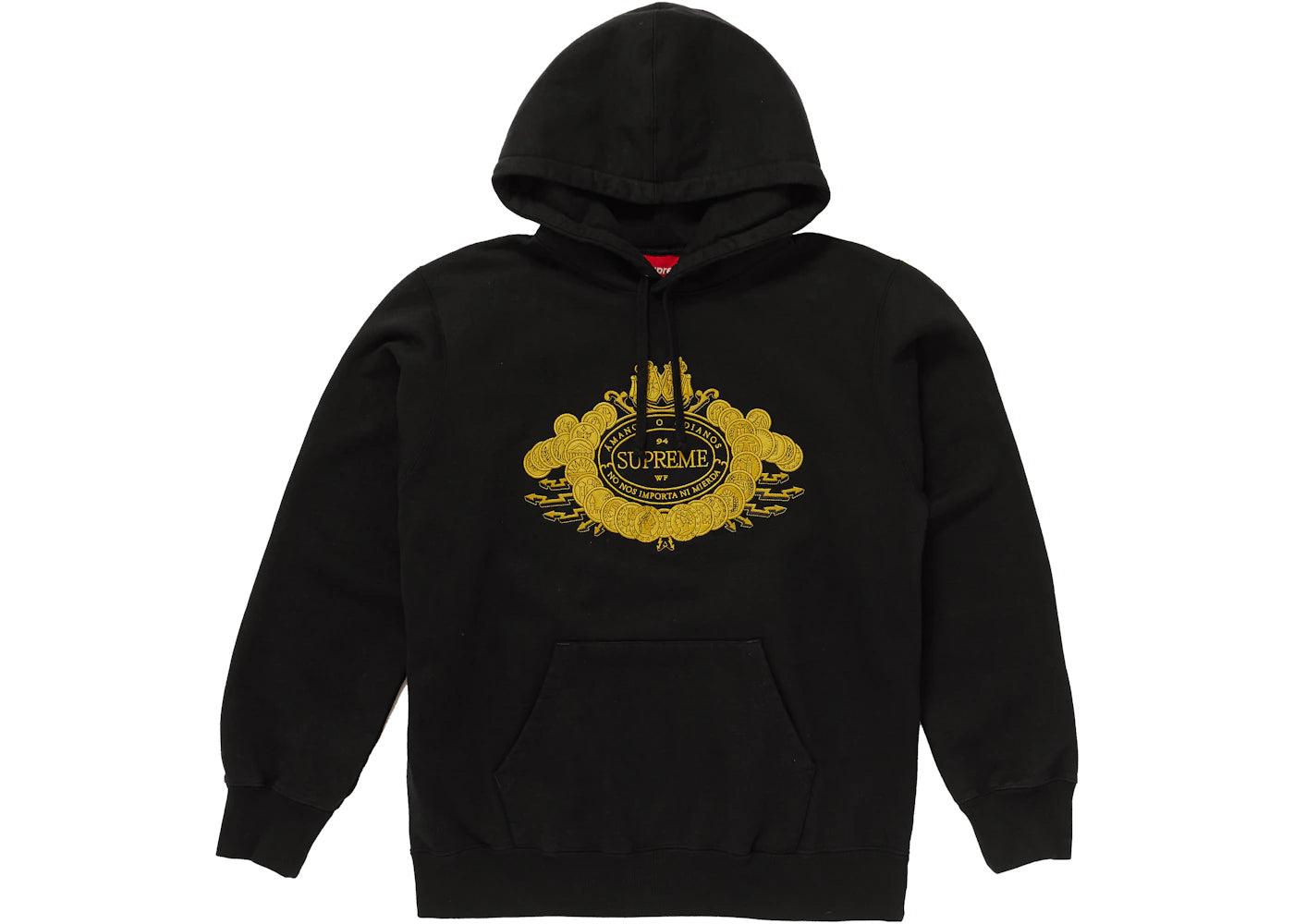 Supreme Love or Hate Hooded Sweatshirt Black