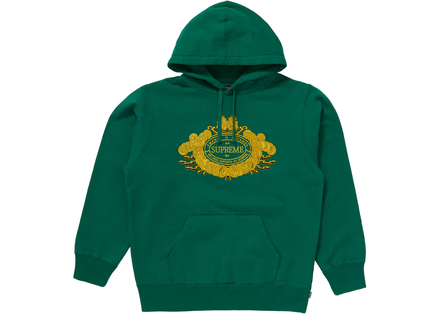 Supreme Love or Hate Hooded Sweatshirt Green