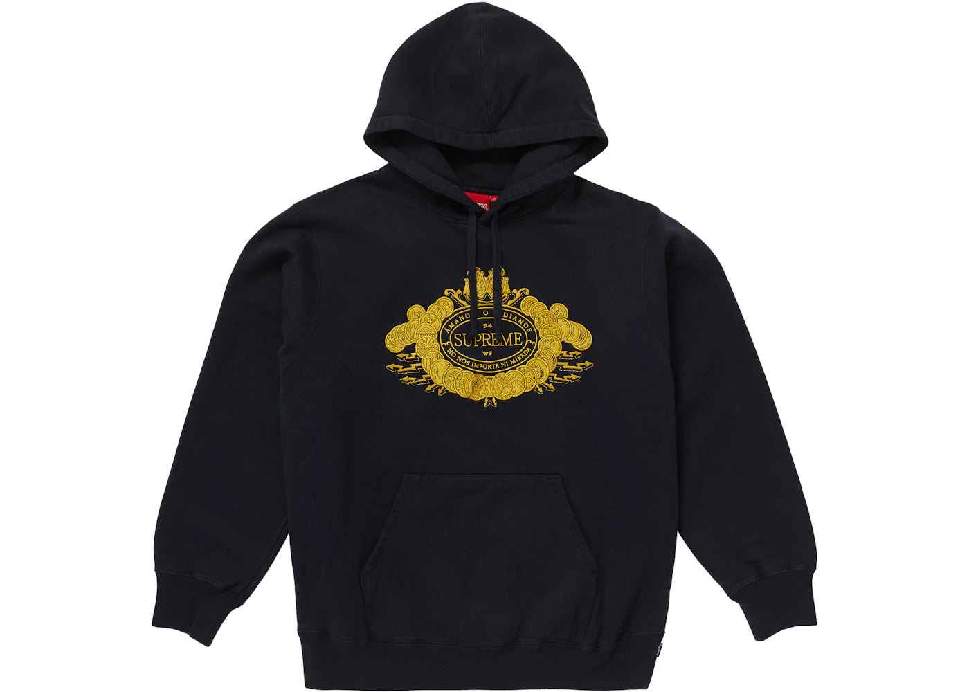Supreme Love or Hate Hooded Sweatshirt Navy