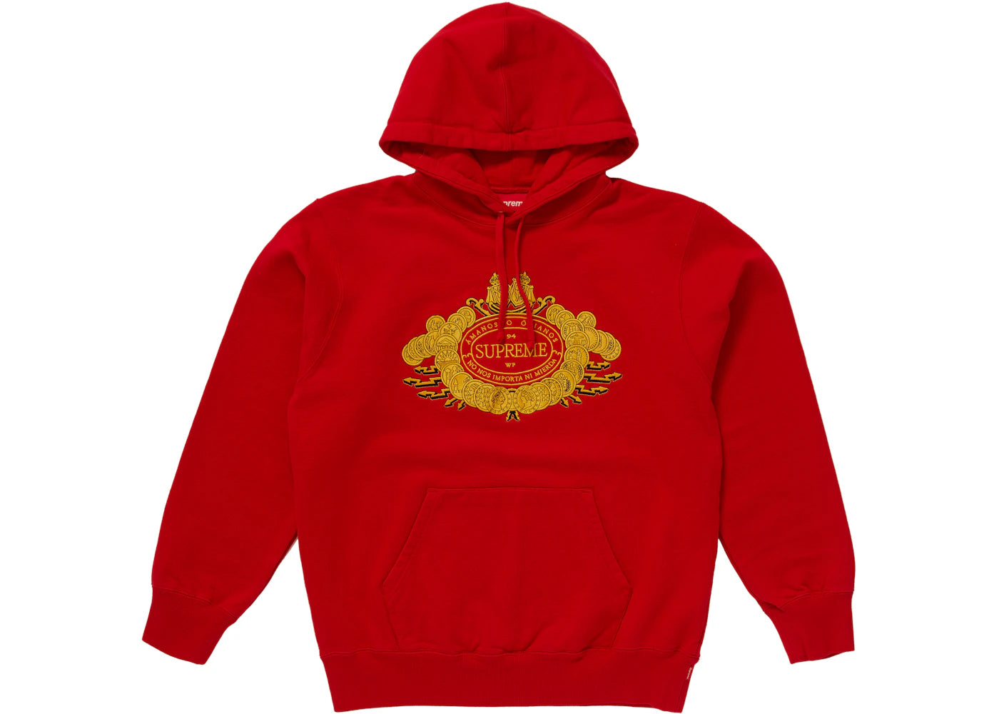 Supreme Love or Hate Hooded Sweatshirt Red