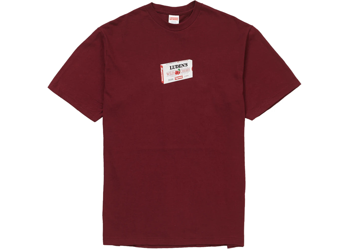 Supreme Luden's Tee Burgundy