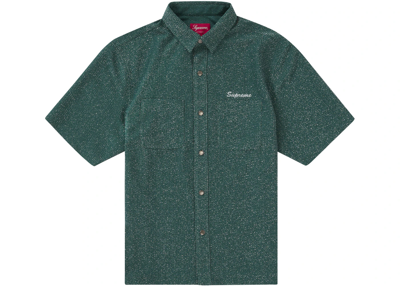 Supreme Lurex S/S Shirt Green