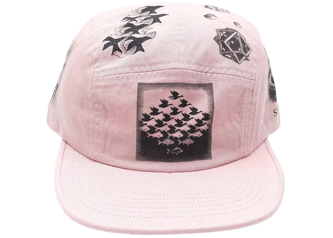 Supreme MC Escher Camp Cap Pink