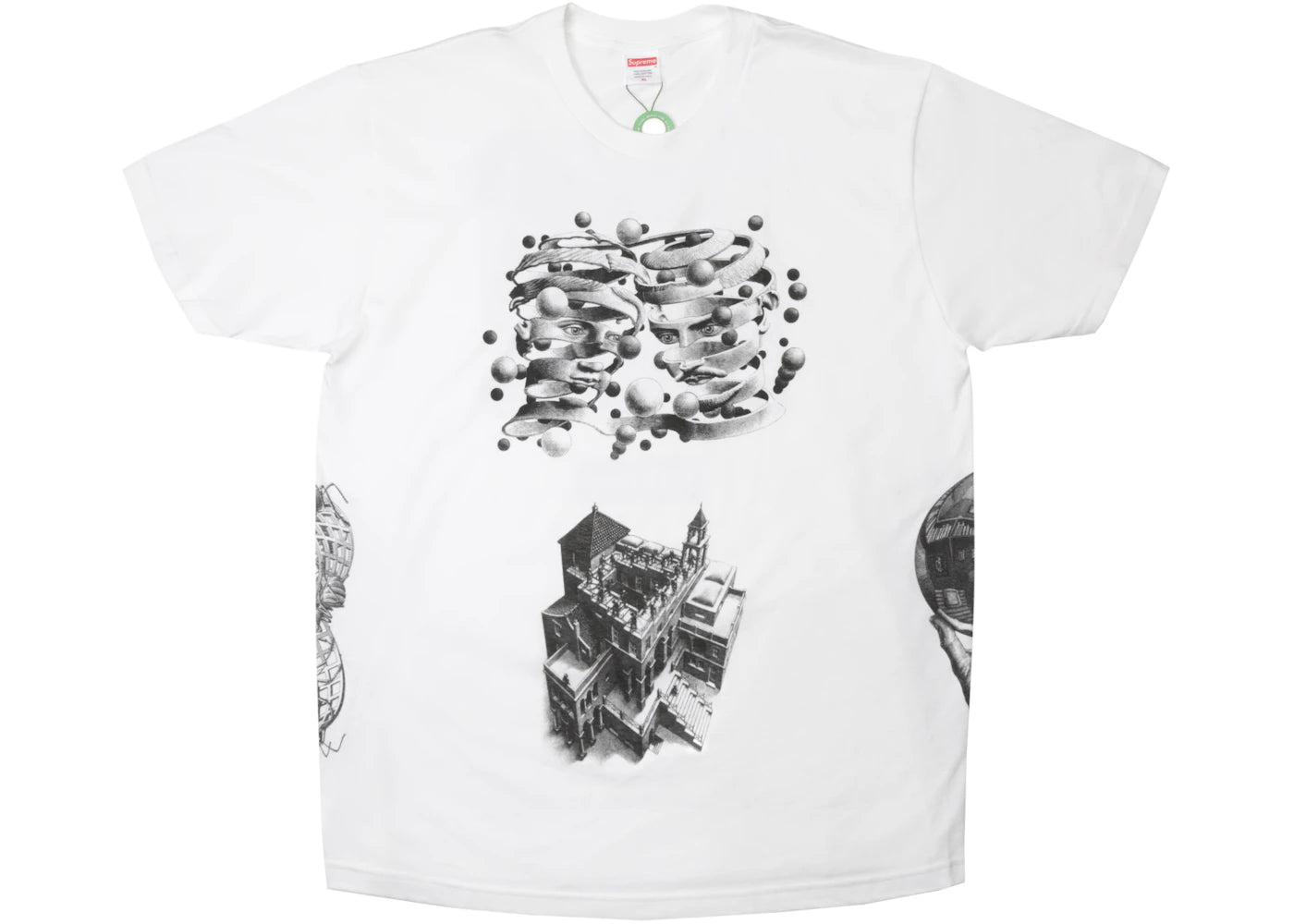 Supreme MC Escher Collage Tee White