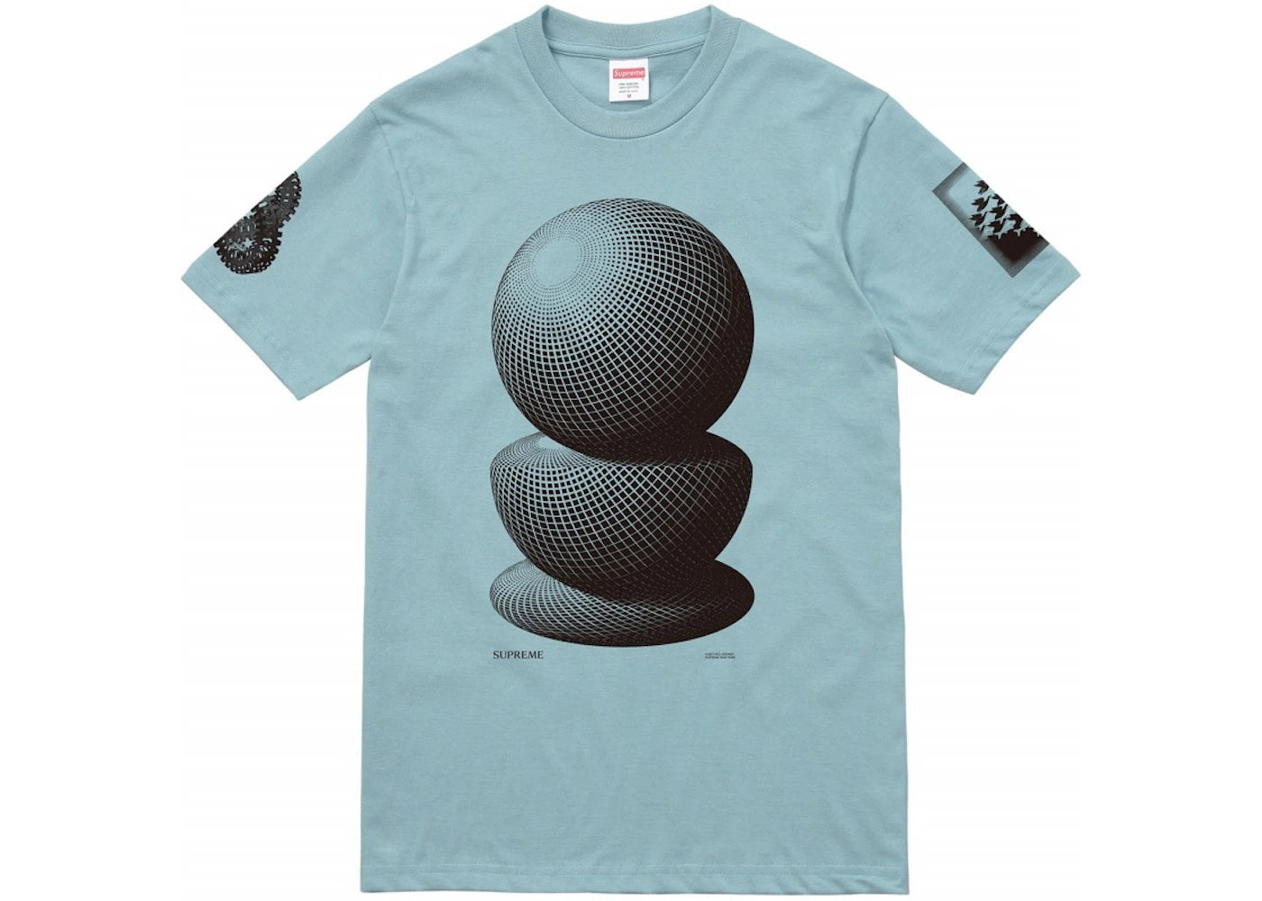 Supreme MC Esher Three Spheres Tee Slate