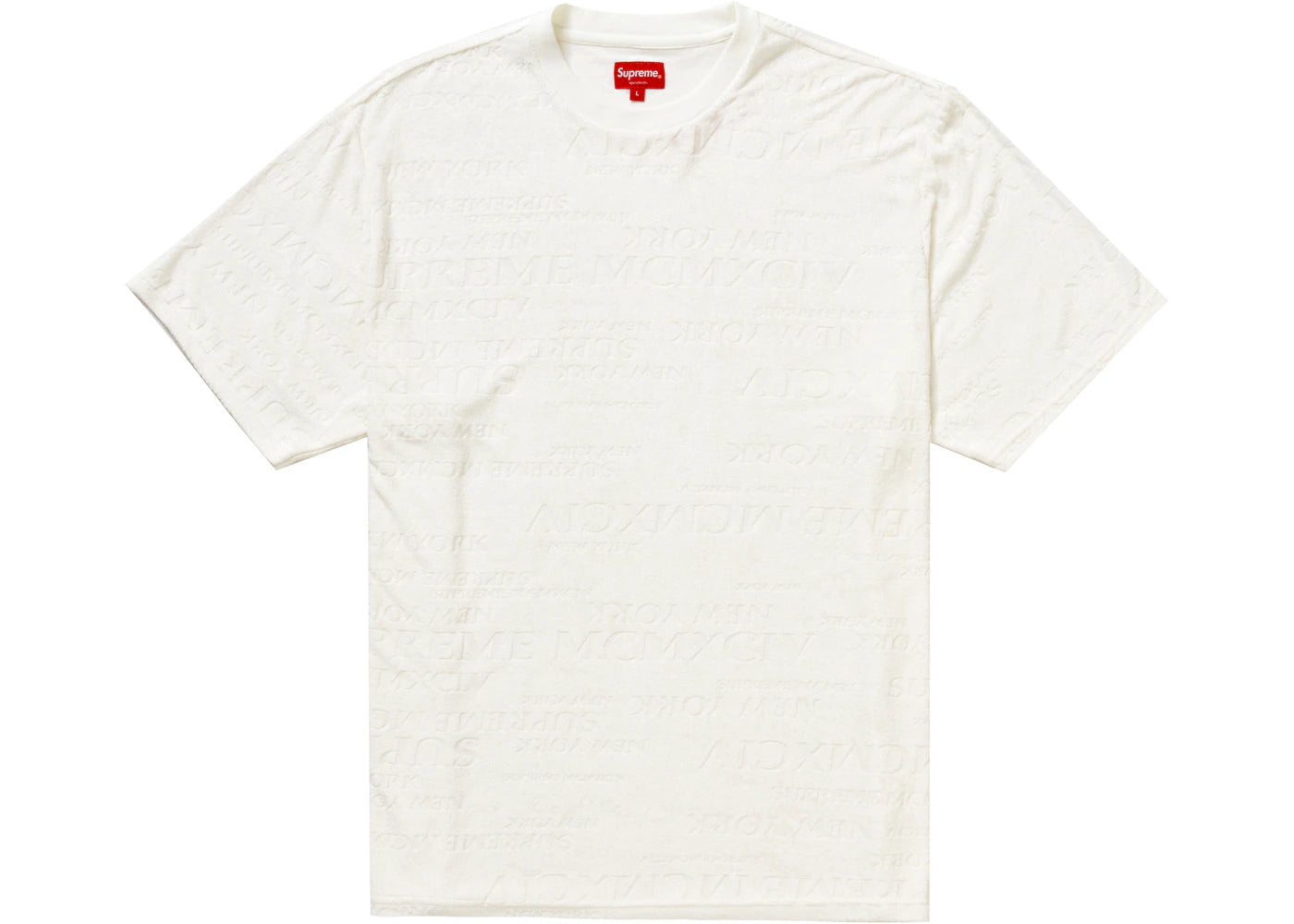 Supreme MCMXCIV Terry S/S Top White