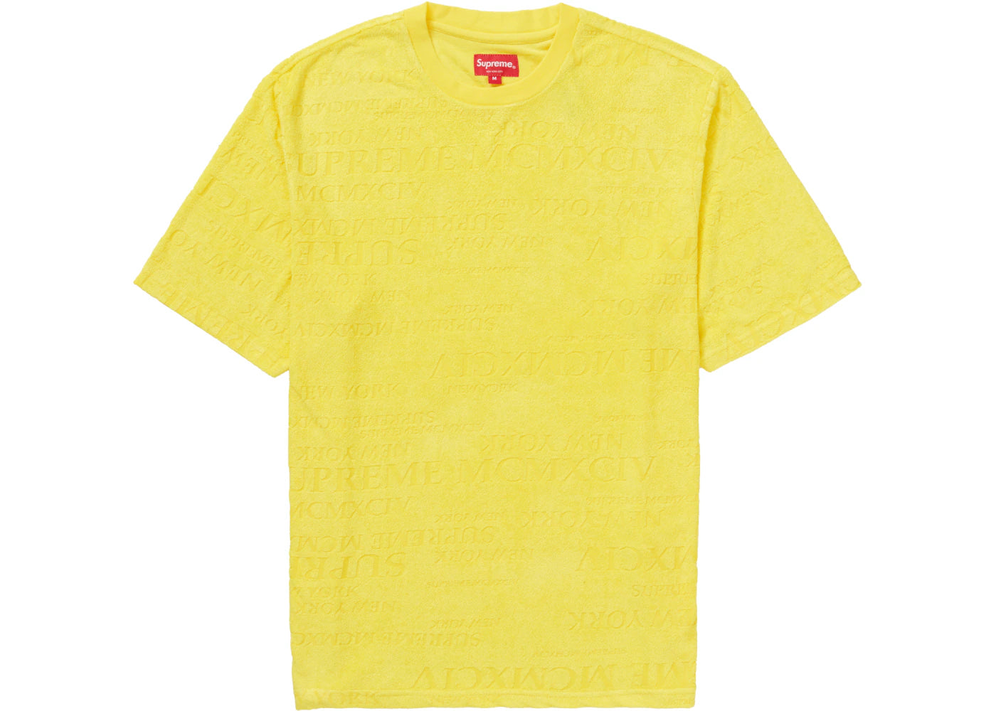Supreme MCMXCIV Terry S/S Top Yellow