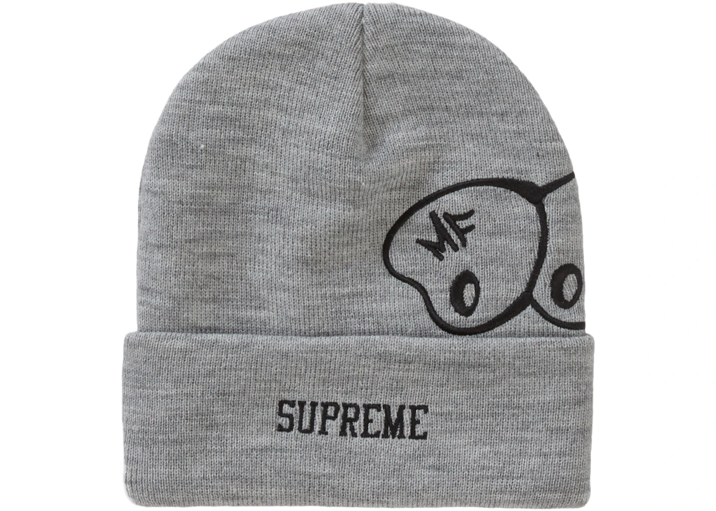 Supreme MF DOOM Beanie Heather Grey